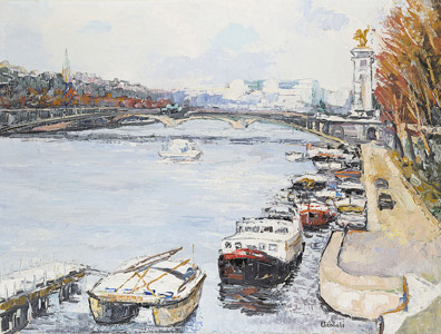 La Seine au pont Alexandre III